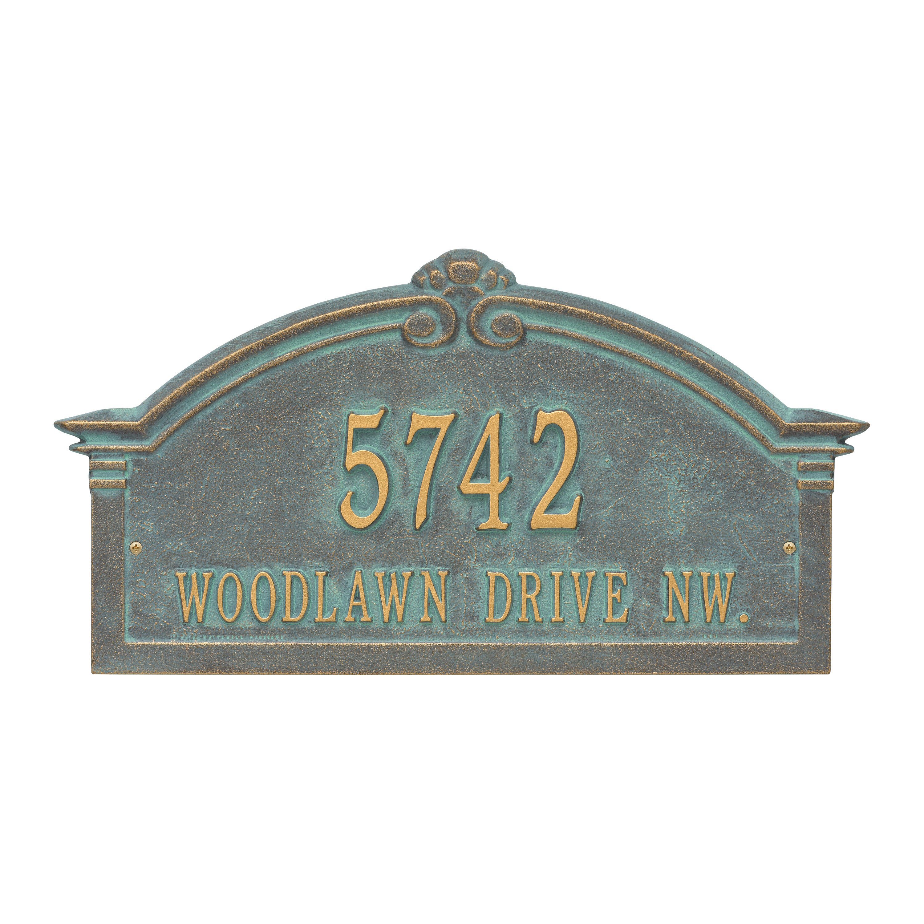 Roselyn Arch Grande Wall Address Plaque
