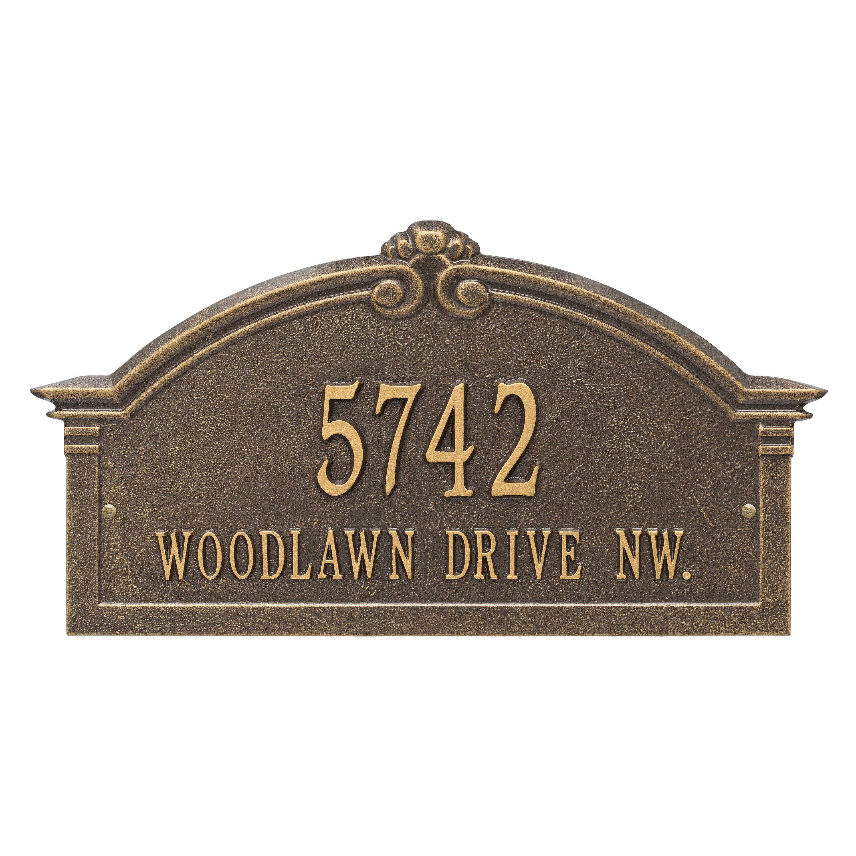 Roselyn Arch Grande Wall Address Plaque