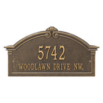 Roselyn Arch Grande Wall Address Plaque