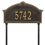 Roselyn Arch Grande Lawn Address Plaque