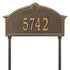 Roselyn Arch Grande Lawn Address Plaque