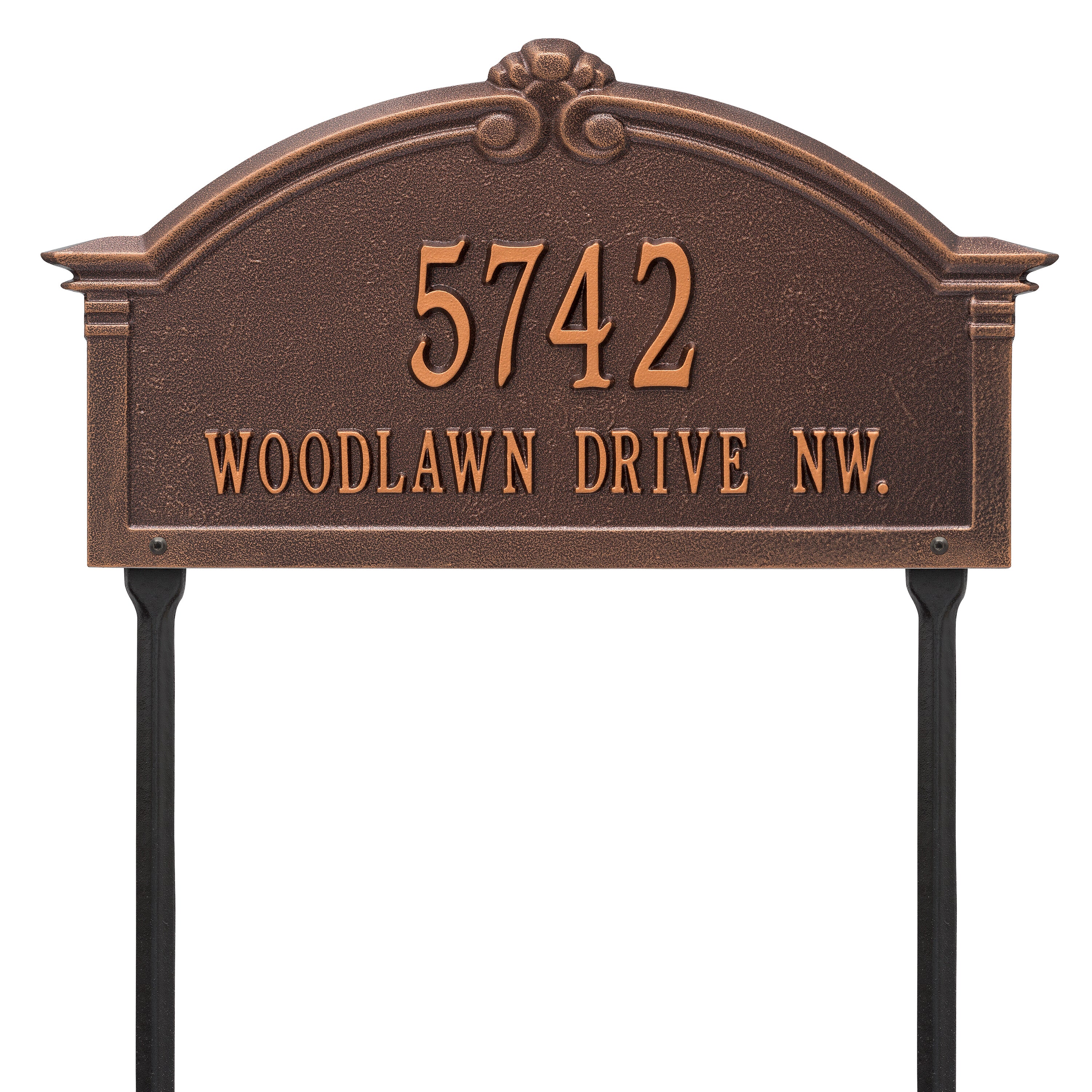 Roselyn Arch Grande Lawn Address Plaque