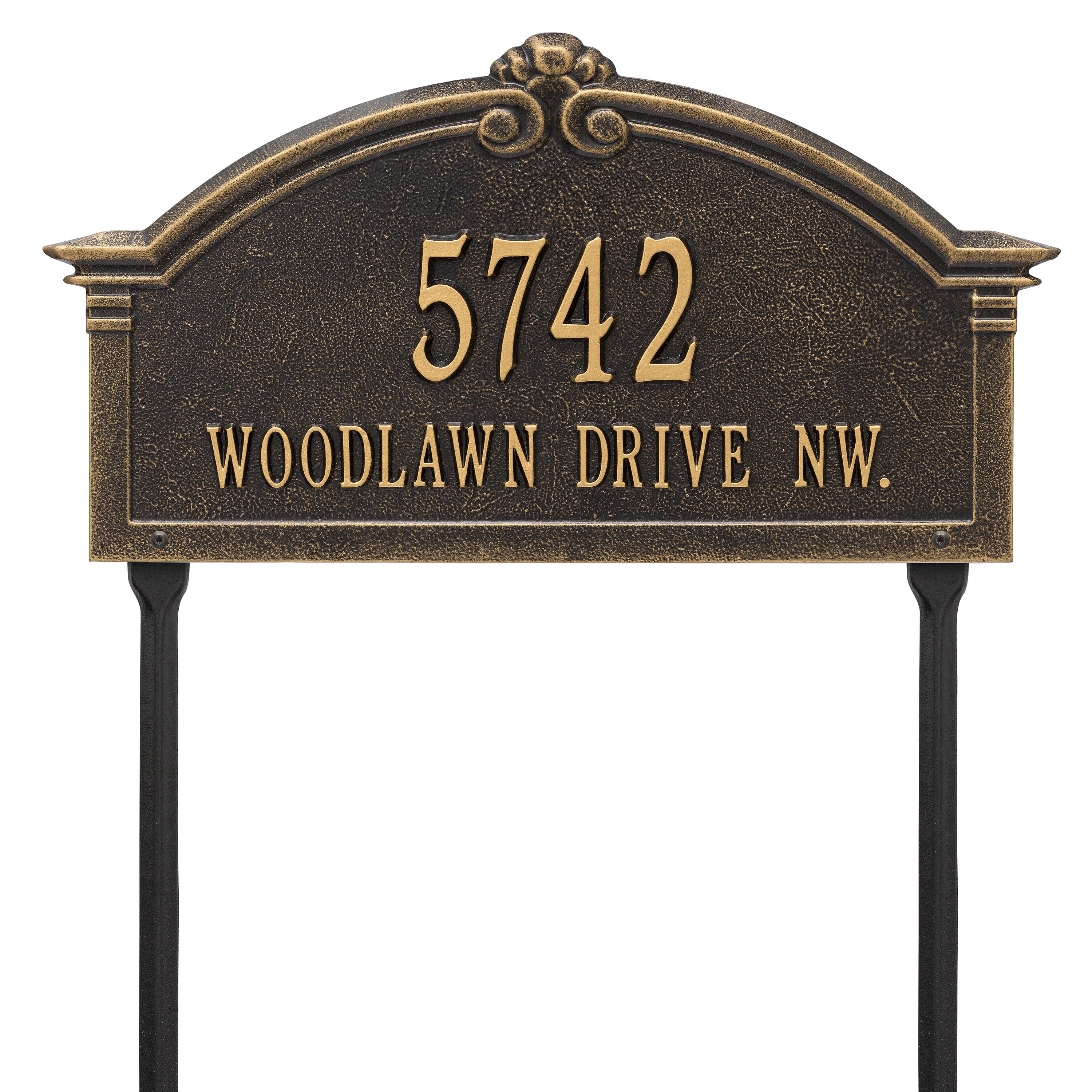 Roselyn Arch Grande Lawn Address Plaque