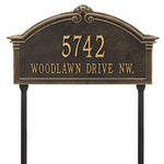 Roselyn Arch Grande Lawn Address Plaque