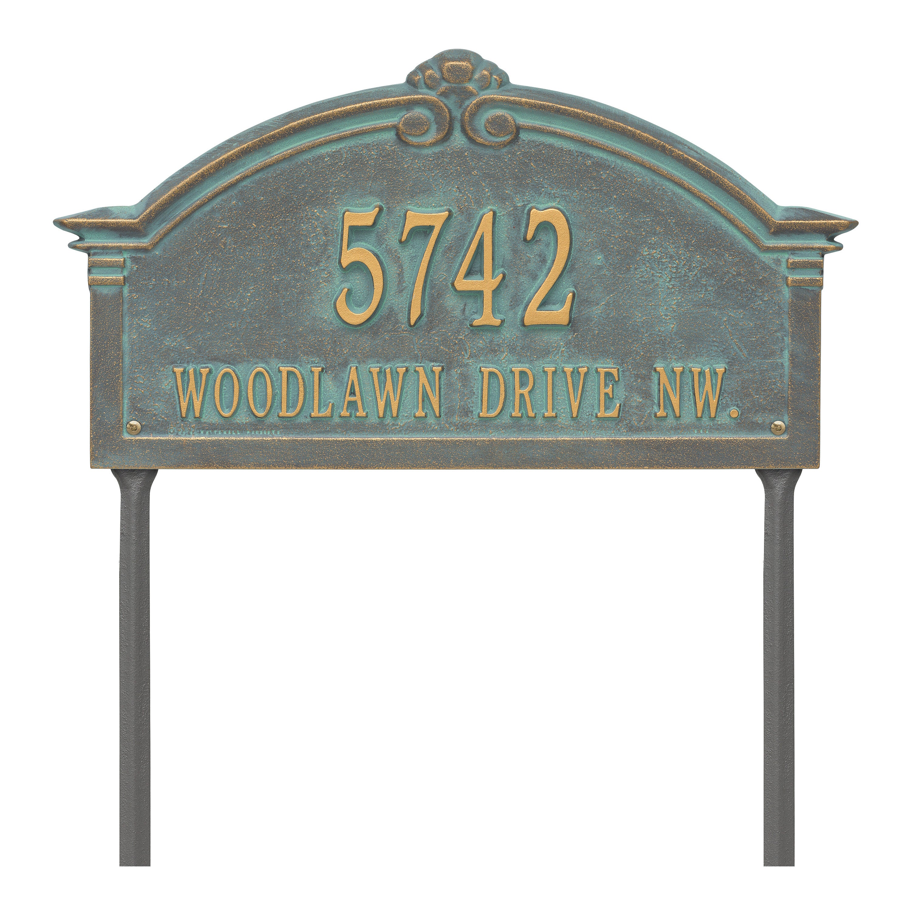 Roselyn Arch Grande Lawn Address Plaque