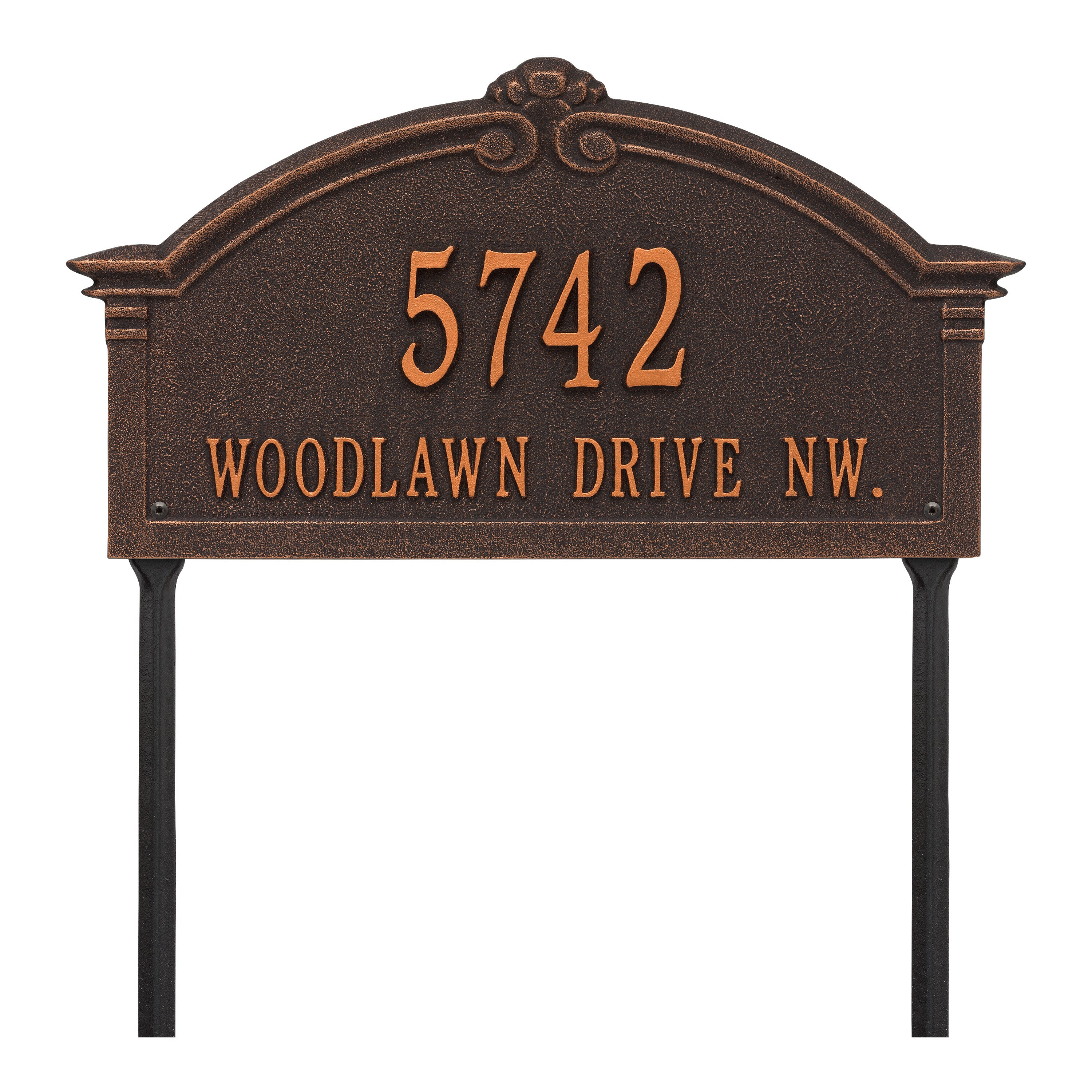 Roselyn Arch Grande Lawn Address Plaque