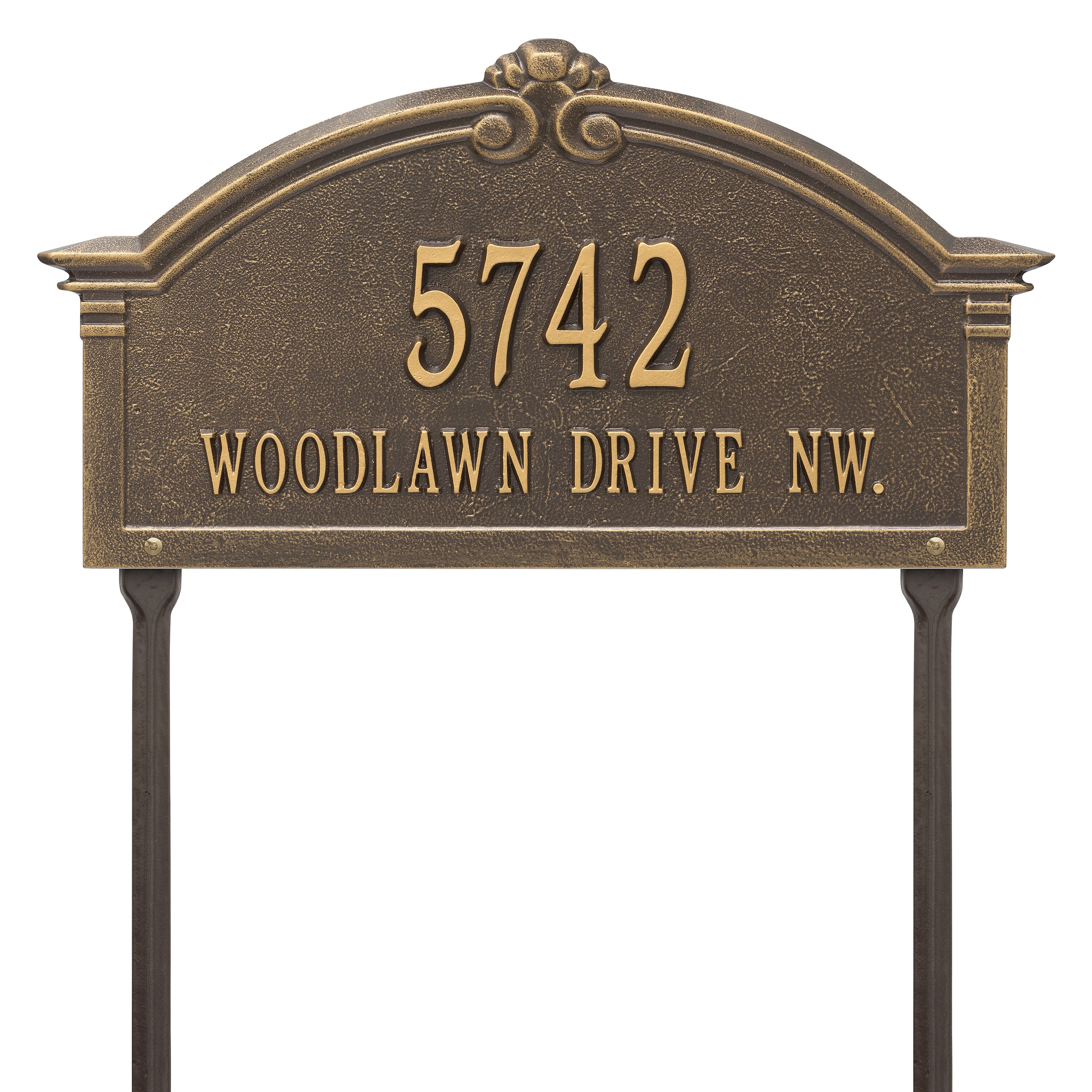 Roselyn Arch Grande Lawn Address Plaque