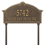 Roselyn Arch Grande Lawn Address Plaque