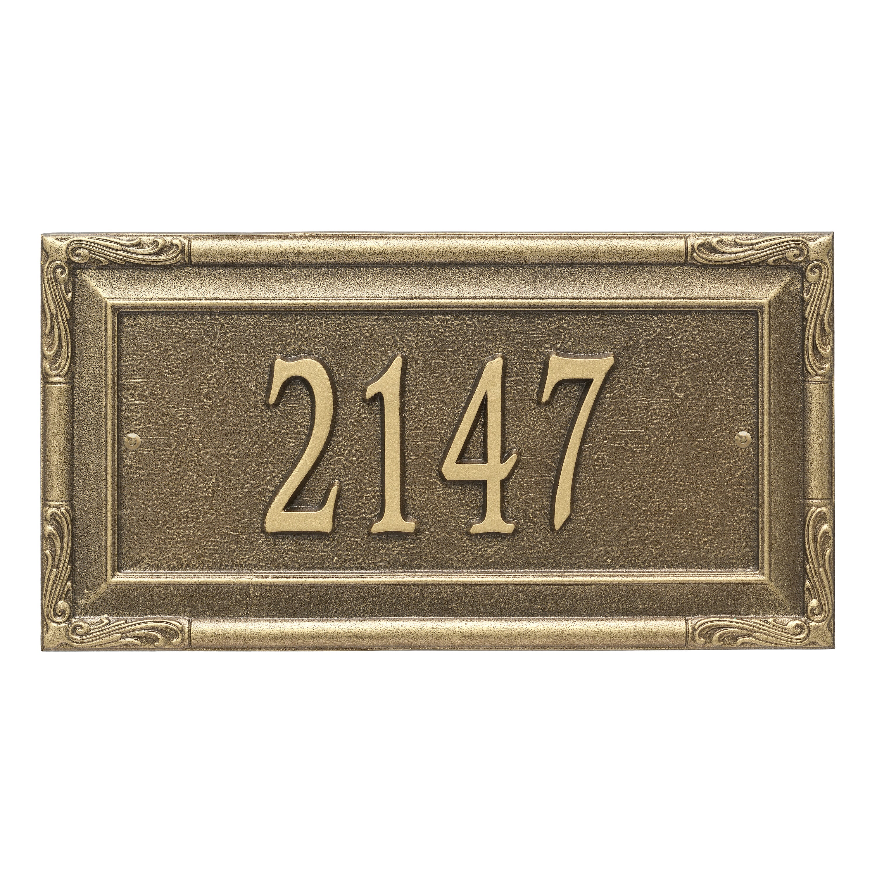 Gardengate Grande Wall Address Plaque