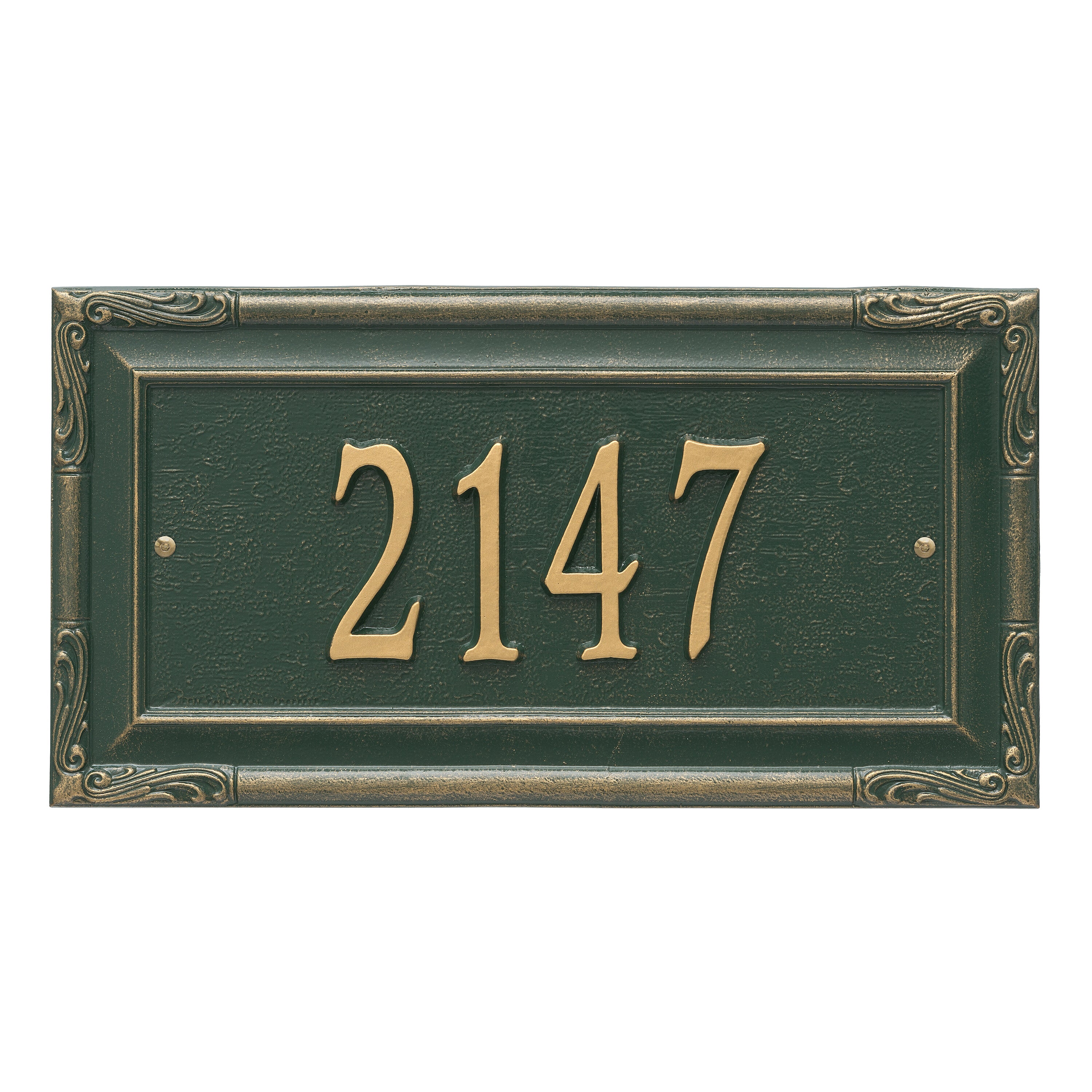 Gardengate Grande Wall Address Plaque
