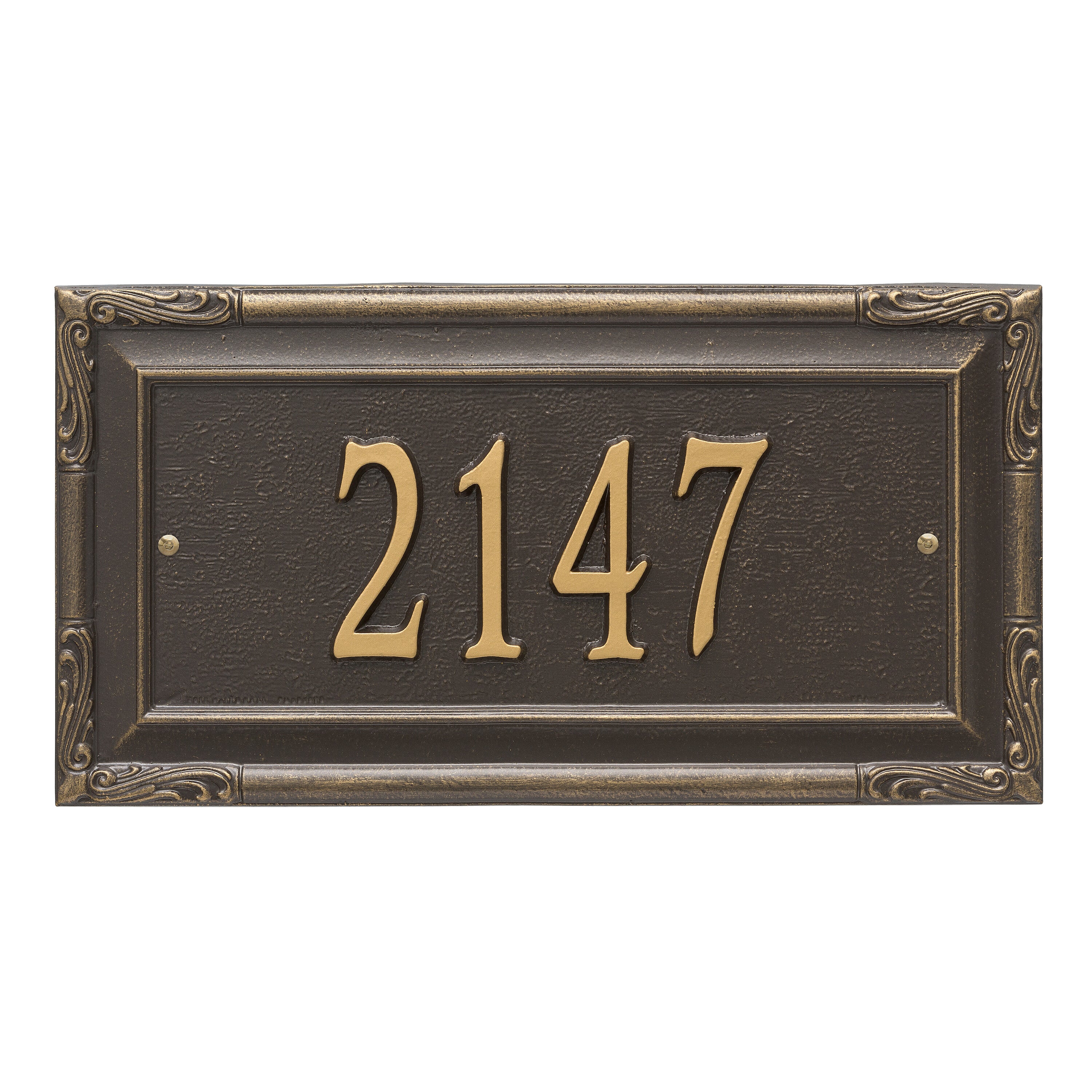 Gardengate Grande Wall Address Plaque