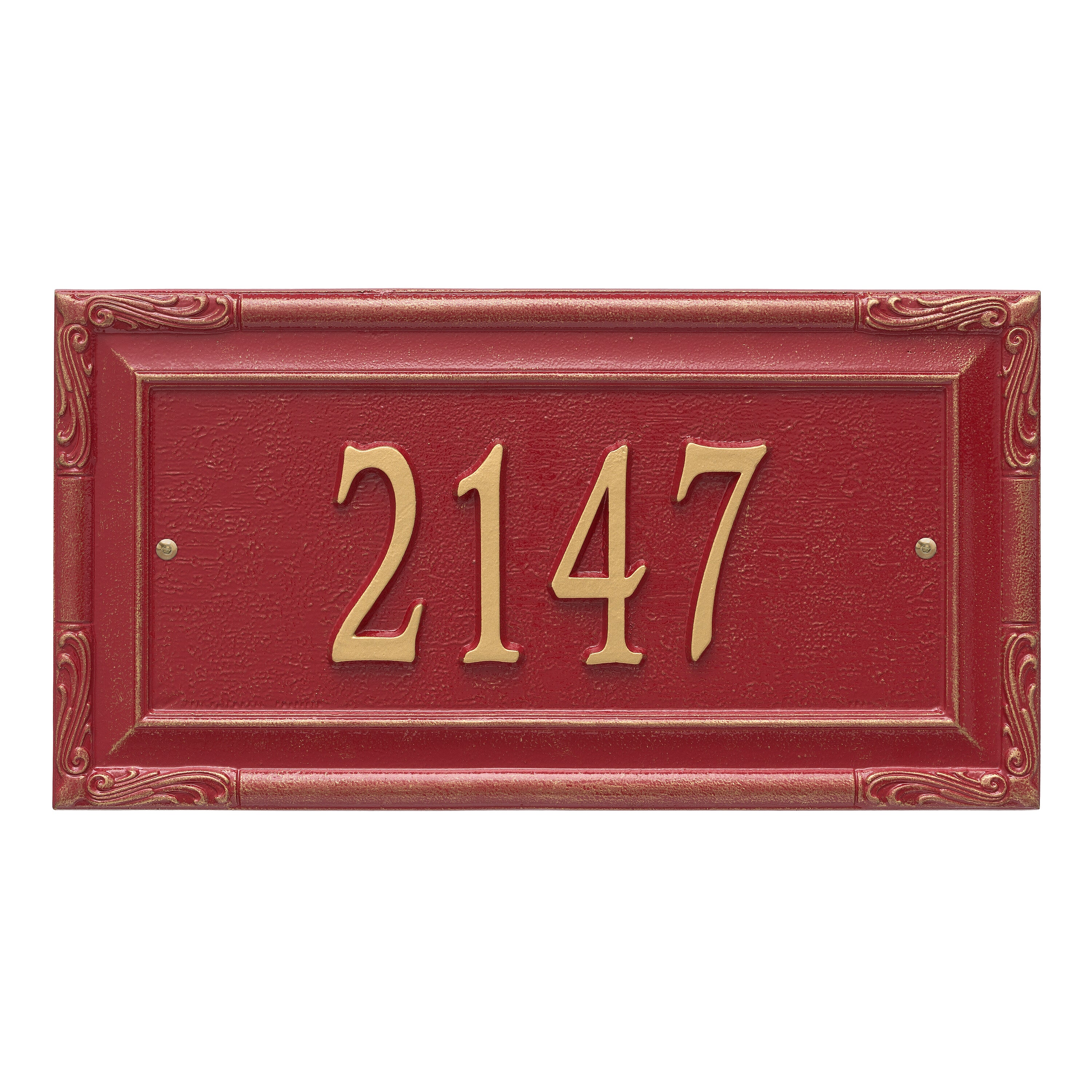 Gardengate Grande Wall Address Plaque