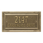 Gardengate Grande Wall Address Plaque
