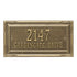 Gardengate Grande Wall Address Plaque