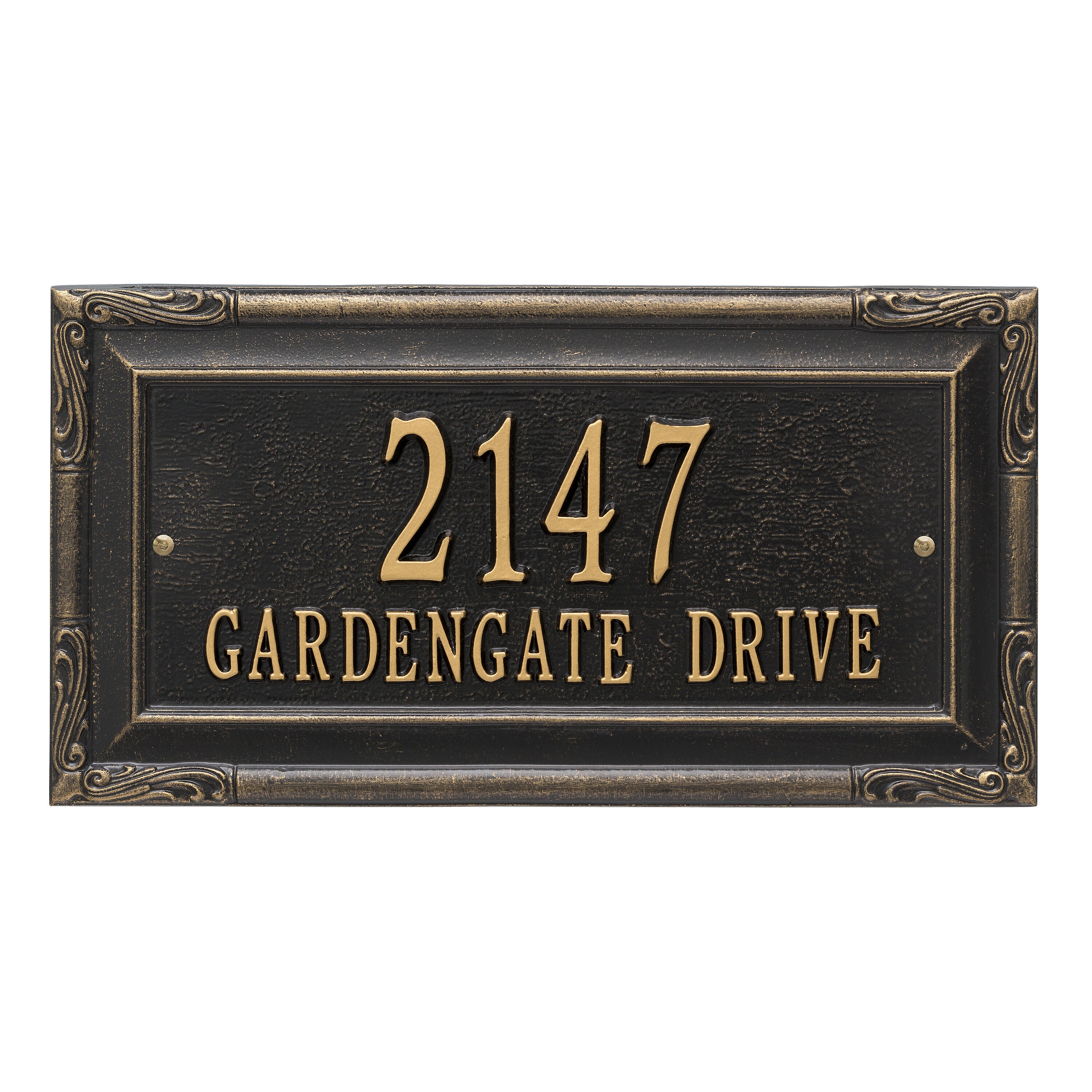 Gardengate Grande Wall Address Plaque
