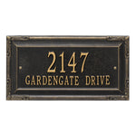 Gardengate Grande Wall Address Plaque