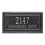Gardengate Grande Wall Address Plaque