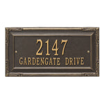 Gardengate Grande Wall Address Plaque