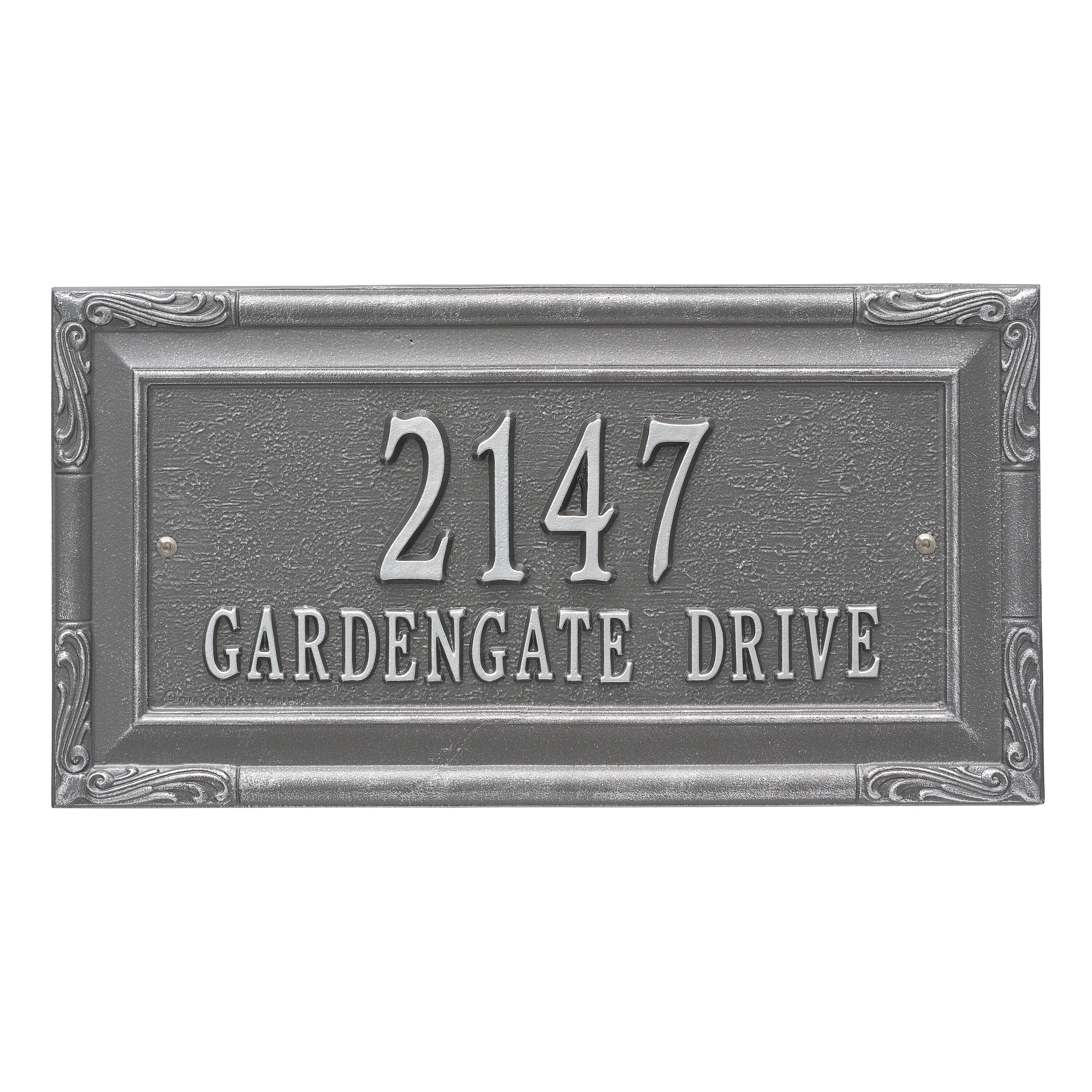 Gardengate Grande Wall Address Plaque