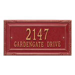 Gardengate Grande Wall Address Plaque