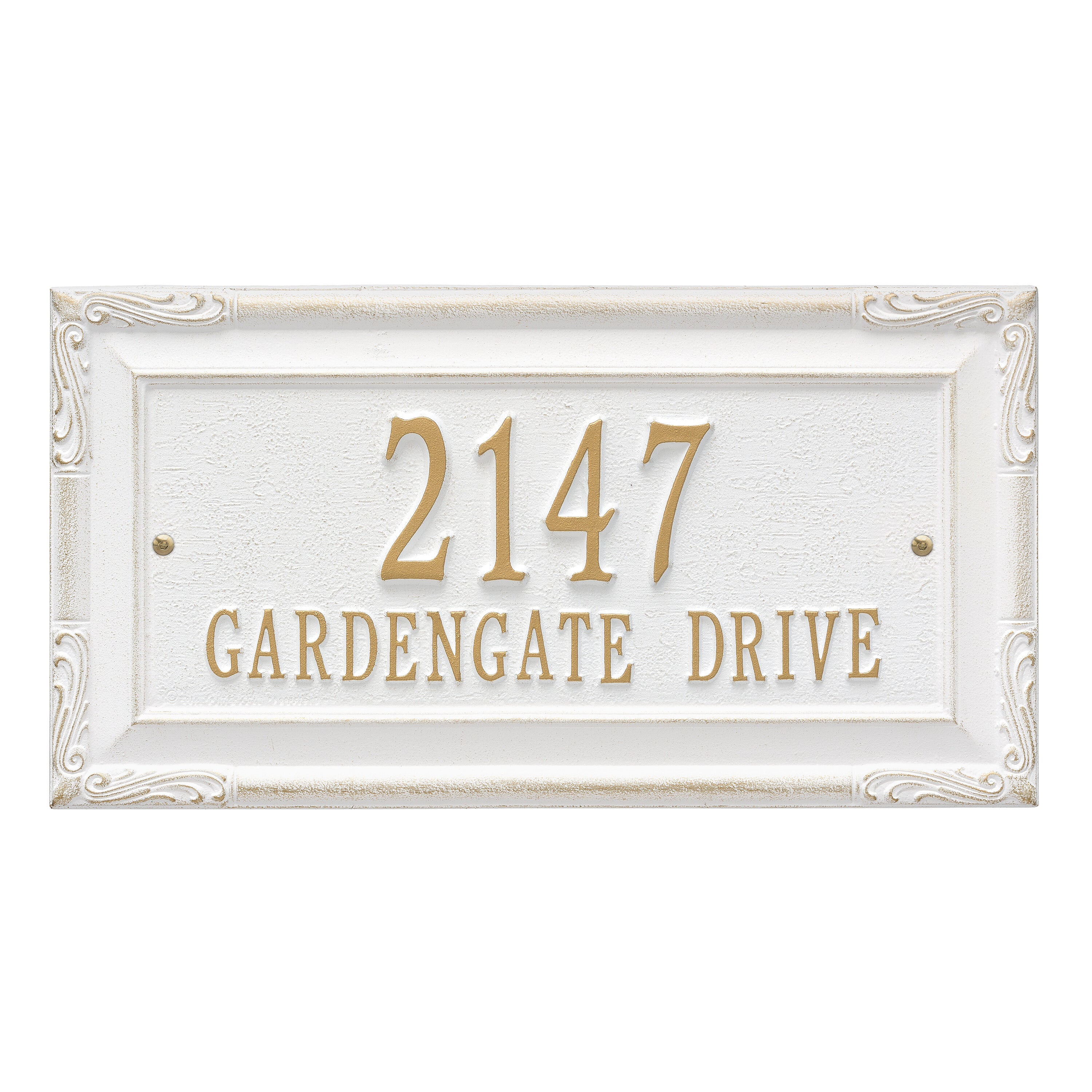 Gardengate Grande Wall Address Plaque
