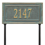 Gardengate Grande Lawn Address Plaque
