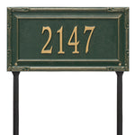 Gardengate Grande Lawn Address Plaque
