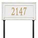 Gardengate Grande Lawn Address Plaque