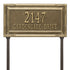 Gardengate Grande Lawn Address Plaque