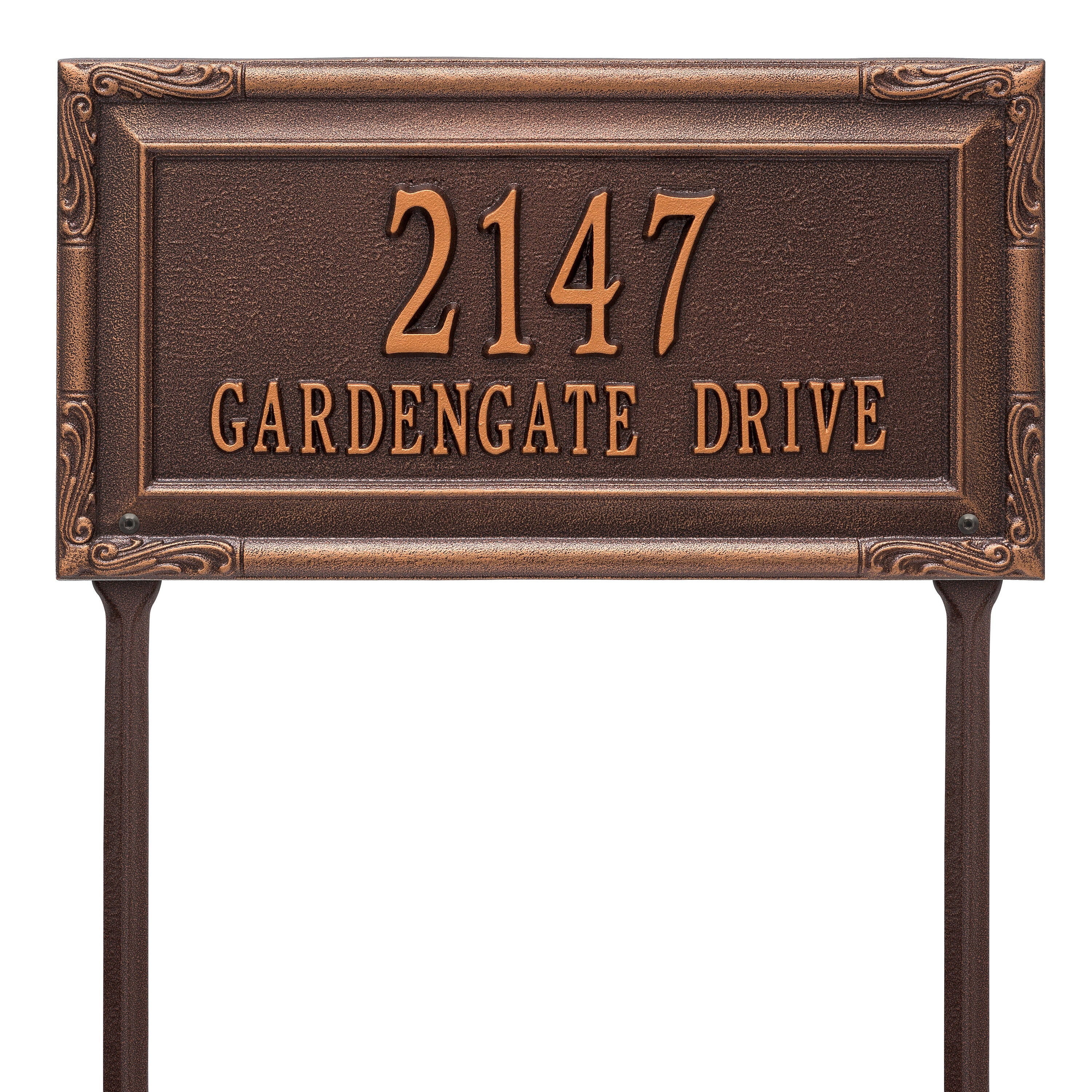 Gardengate Grande Lawn Address Plaque
