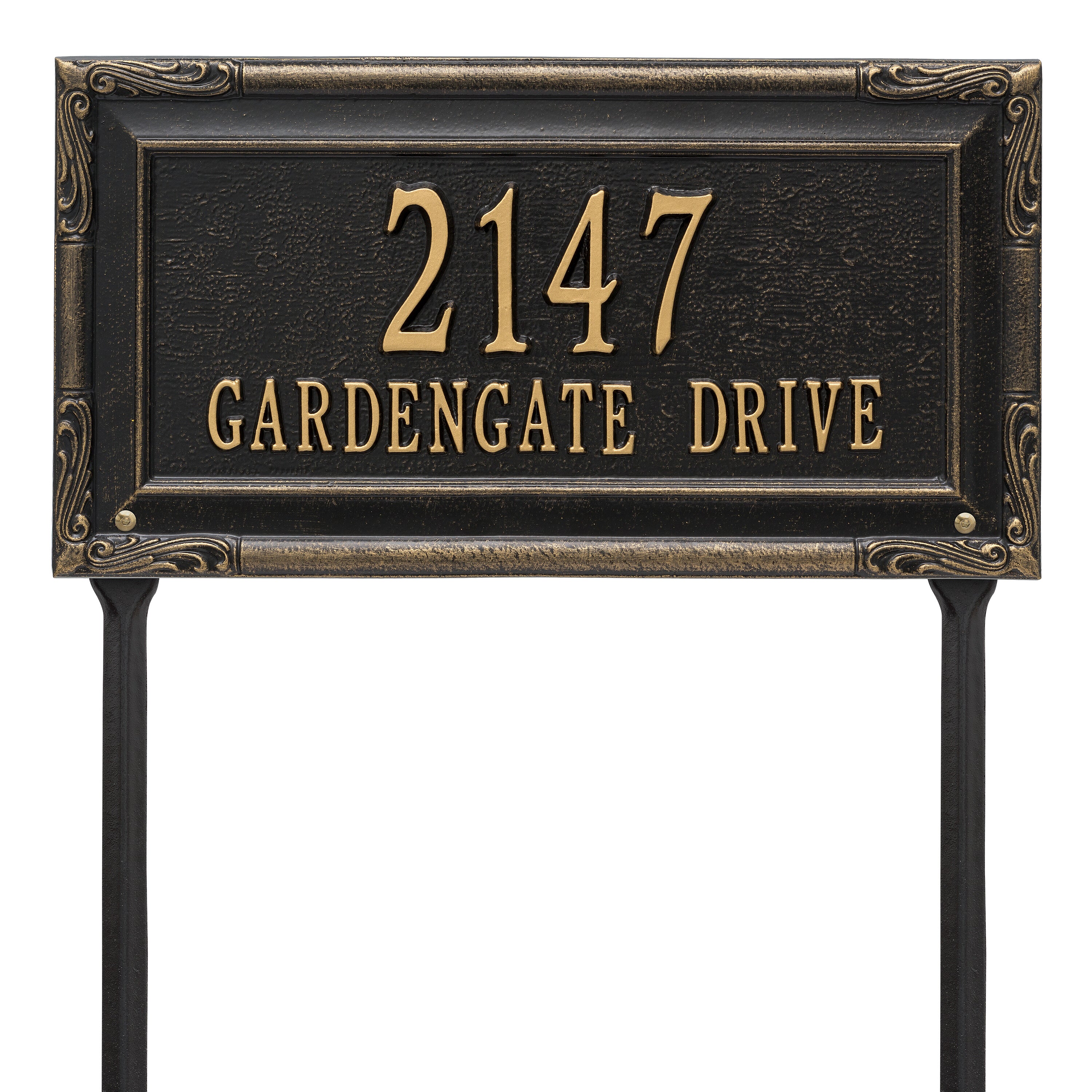 Gardengate Grande Lawn Address Plaque