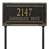 Gardengate Grande Lawn Address Plaque
