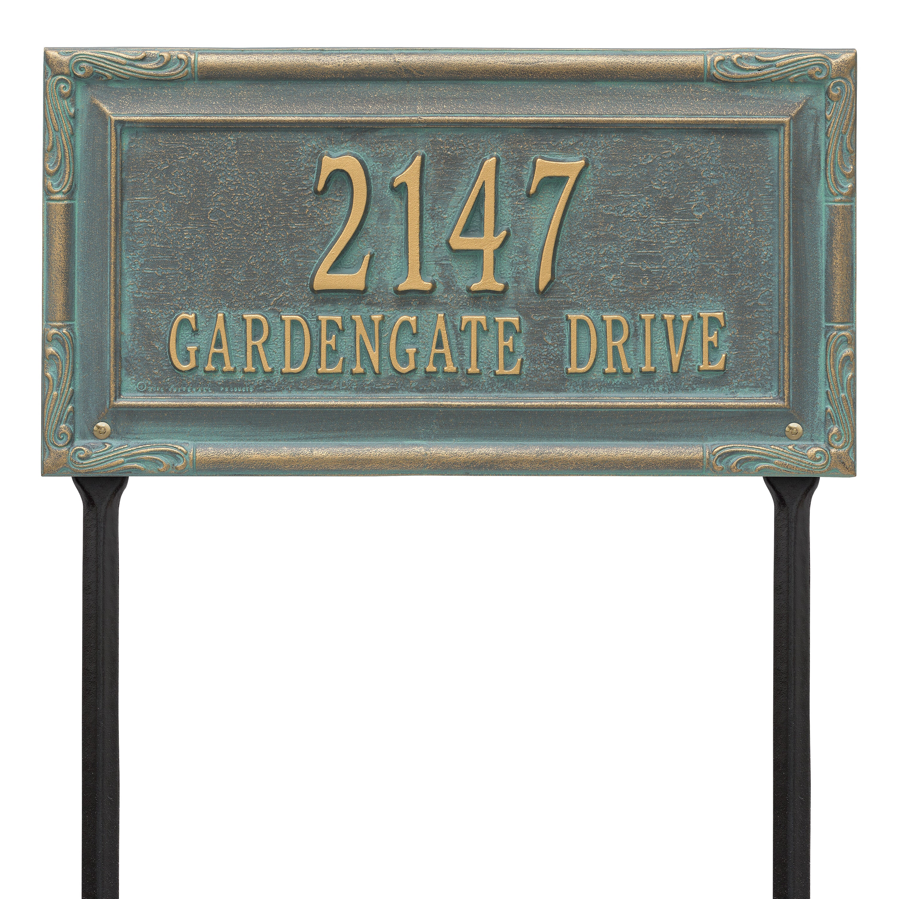 Gardengate Grande Lawn Address Plaque