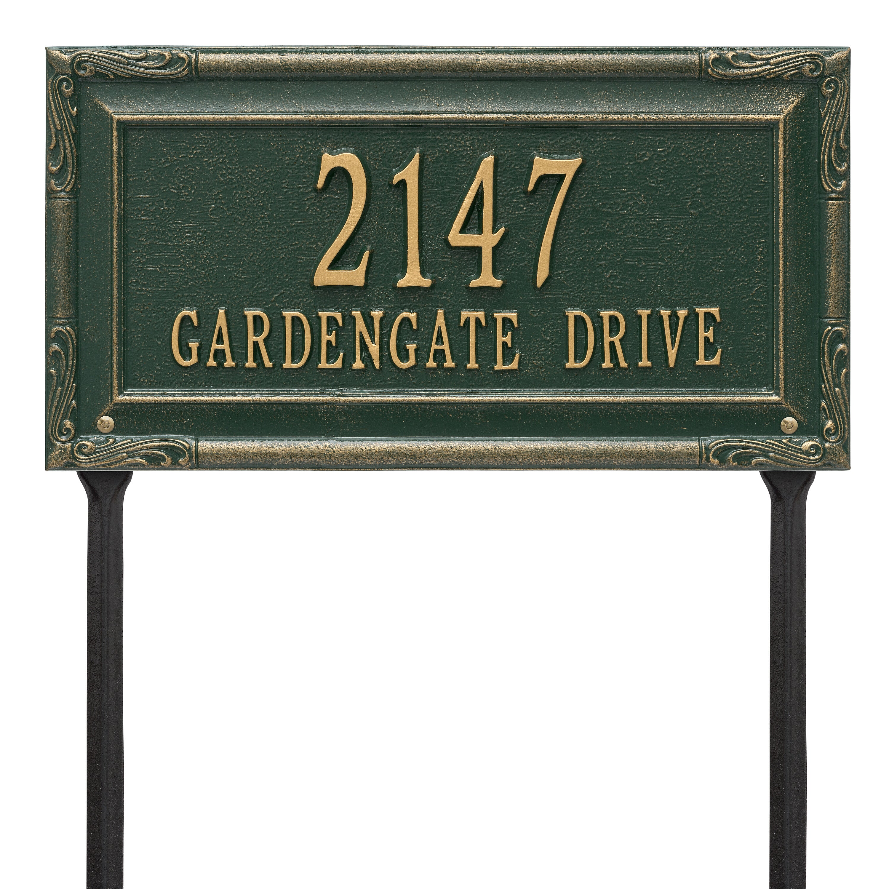 Gardengate Grande Lawn Address Plaque