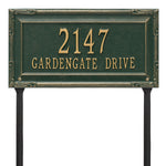 Gardengate Grande Lawn Address Plaque