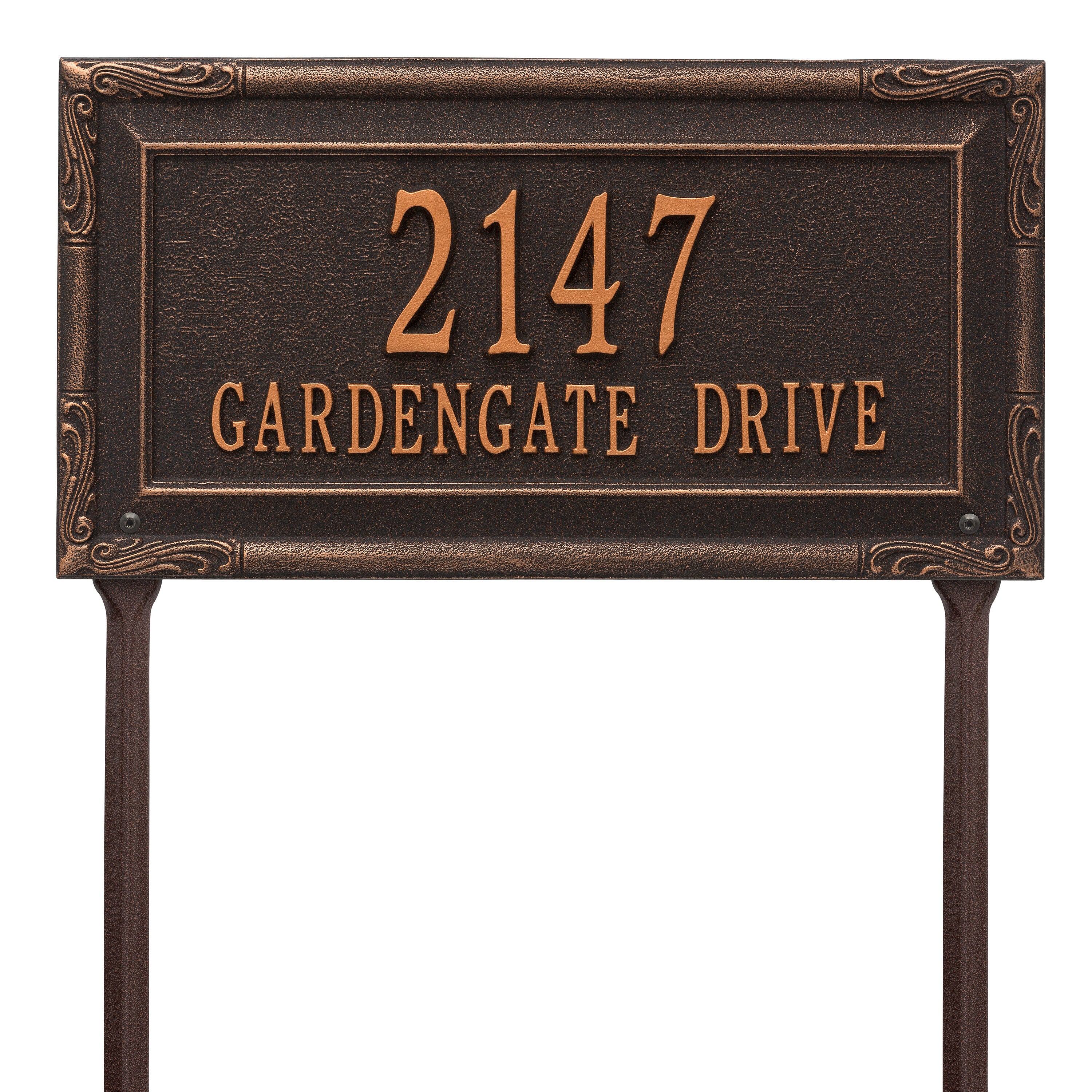 Gardengate Grande Lawn Address Plaque