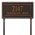 Gardengate Grande Lawn Address Plaque
