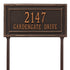 Gardengate Grande Lawn Address Plaque