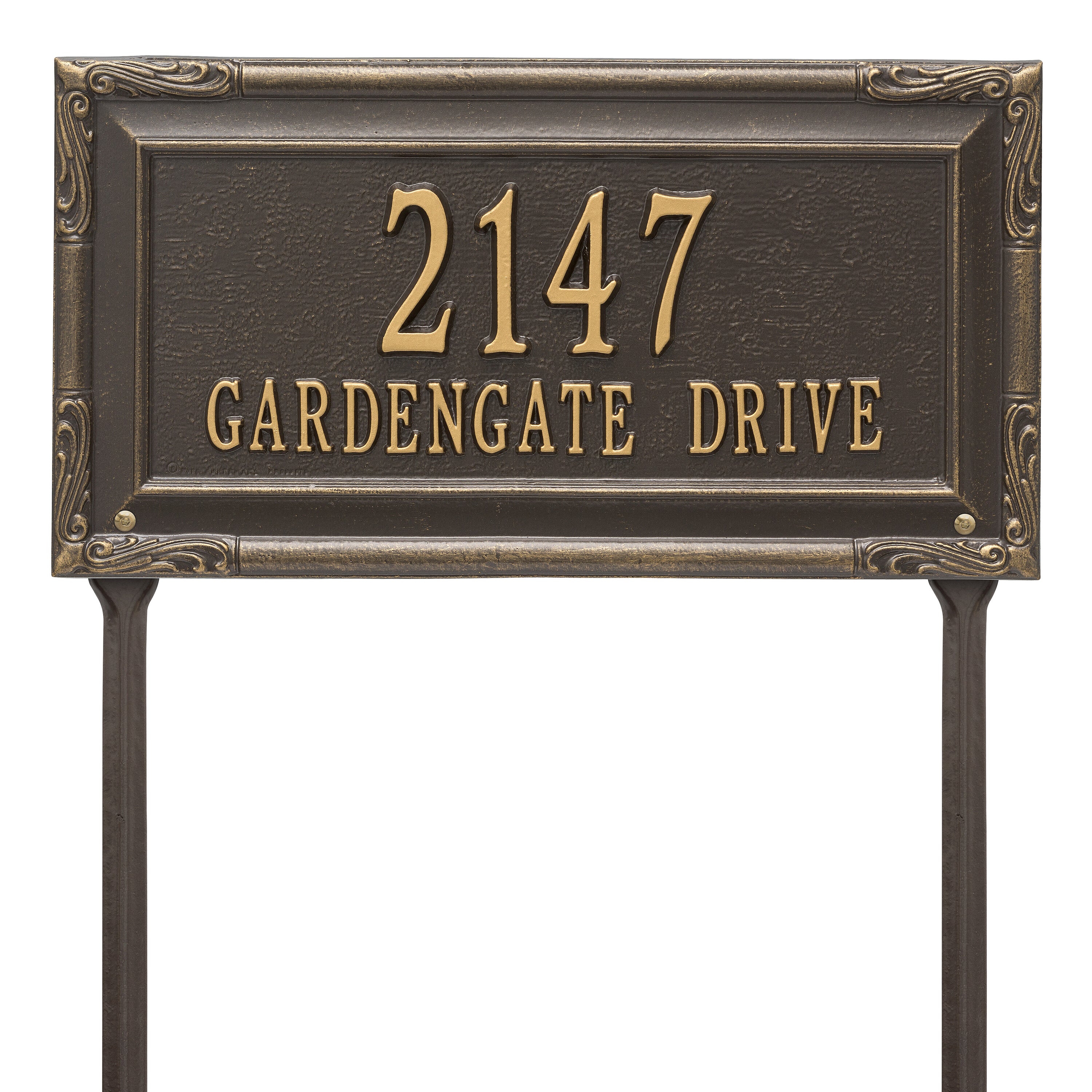 Gardengate Grande Lawn Address Plaque