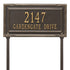 Gardengate Grande Lawn Address Plaque