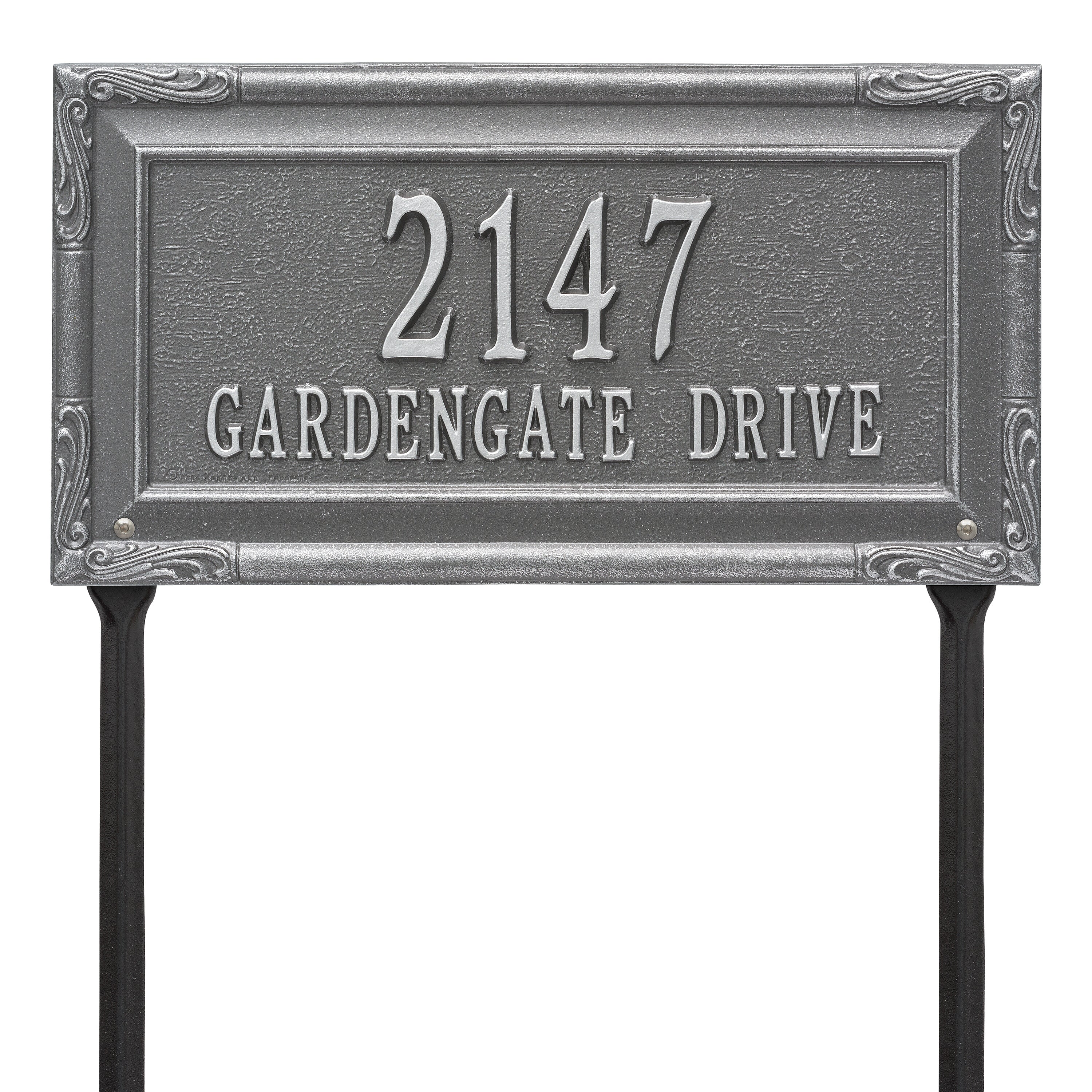Gardengate Grande Lawn Address Plaque