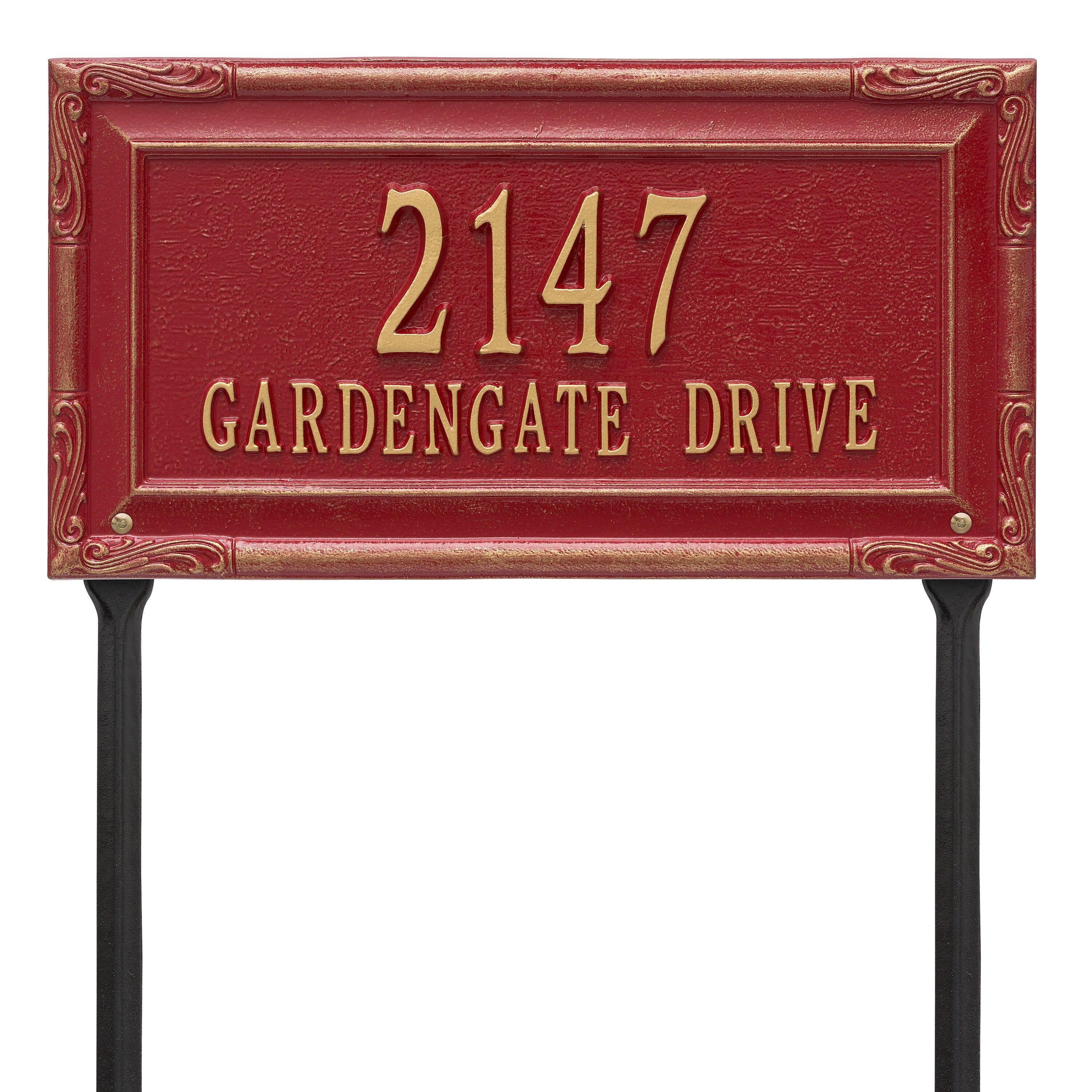 Gardengate Grande Lawn Address Plaque