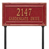 Gardengate Grande Lawn Address Plaque