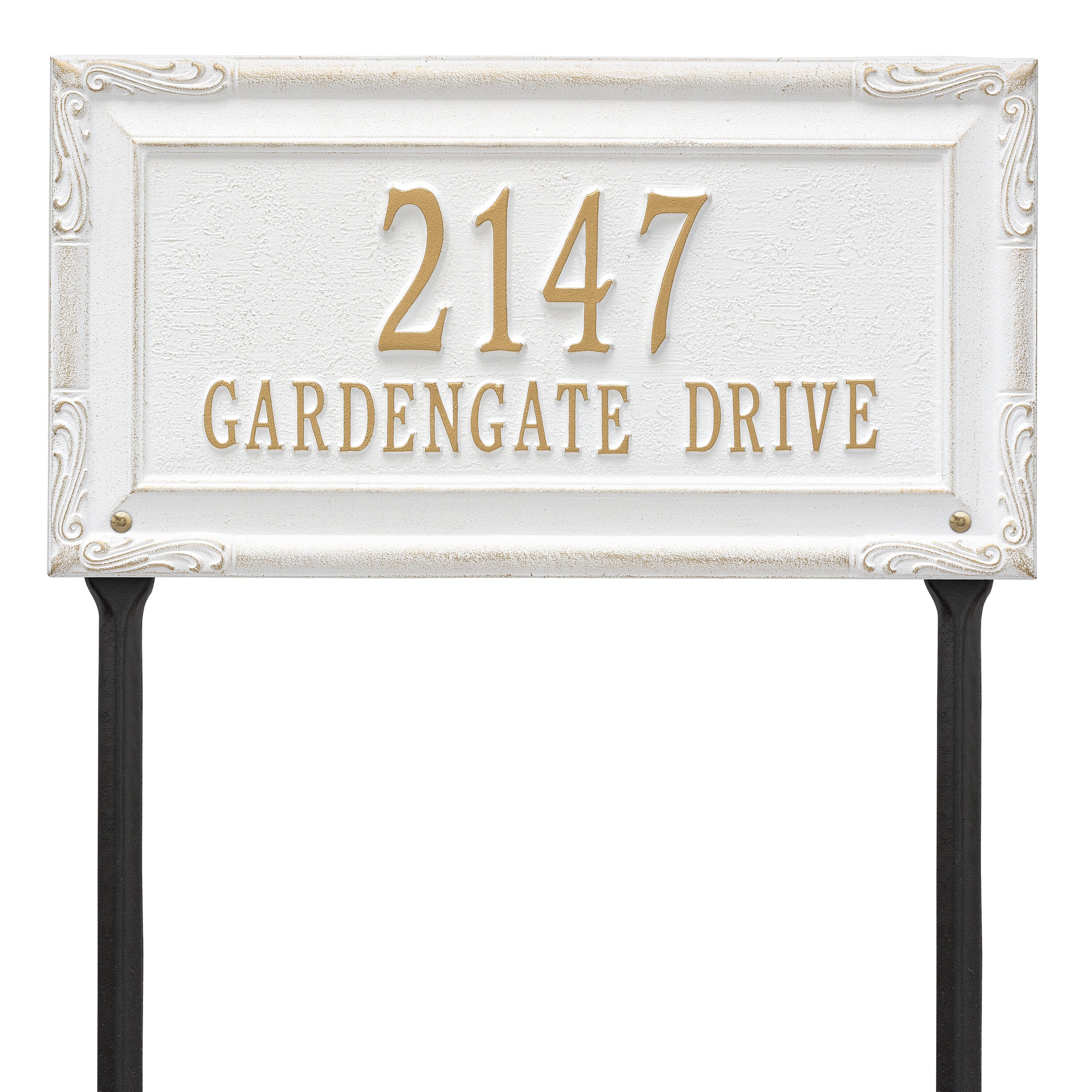 Gardengate Grande Lawn Address Plaque