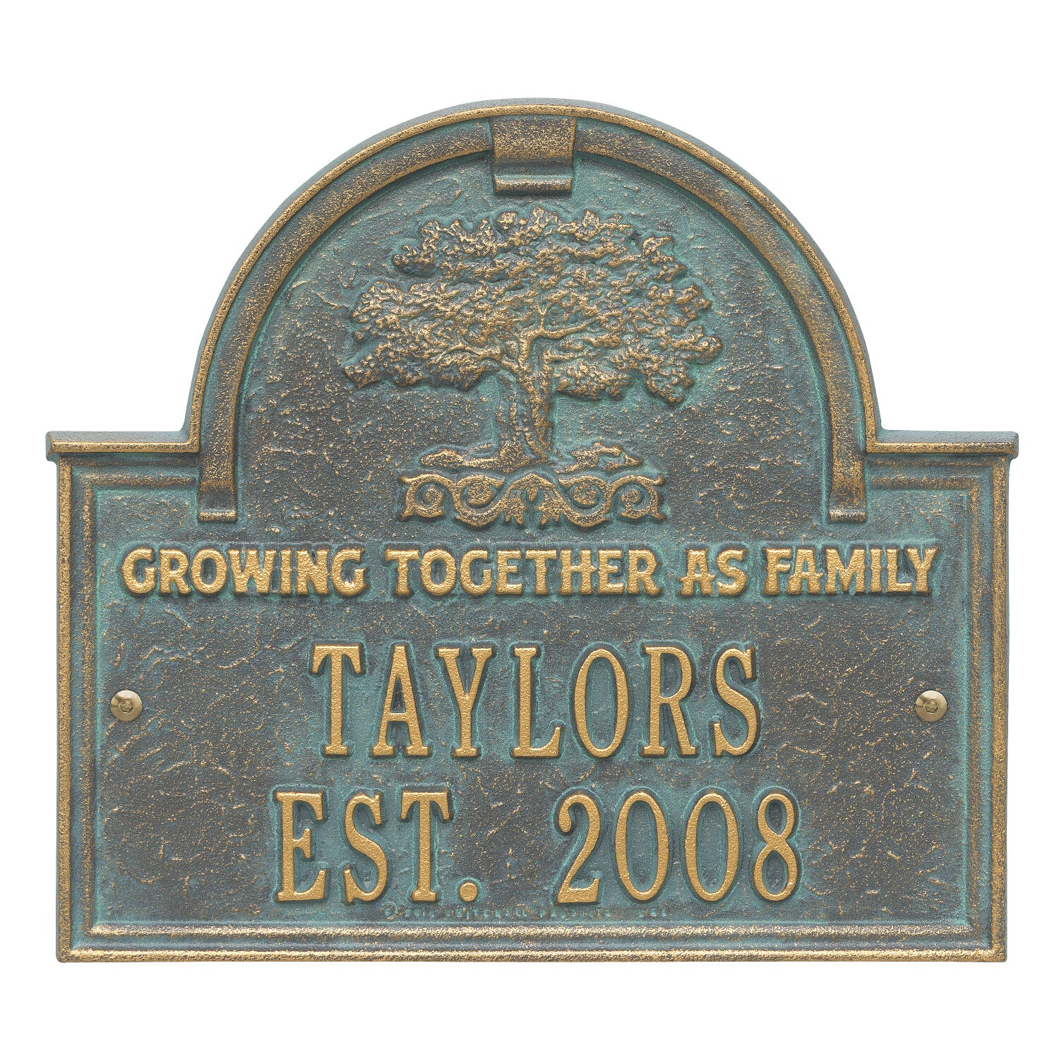 Family Tree Wedding or Anniversary Plaque