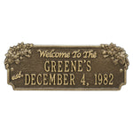 Daisy Welcome Anniversary Plaque