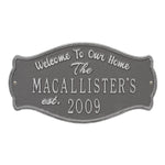Fluted Arch Welcome Anniversary Plaque