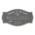 Fluted Arch Welcome Anniversary Plaque