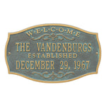Brookfield Welcome Anniversary Plaque