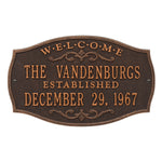 Brookfield Welcome Anniversary Plaque